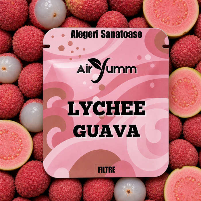 AirYumm Lychee Guava - pachet 3 filtre